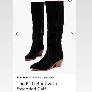 Madewell Britt boot with extended calf